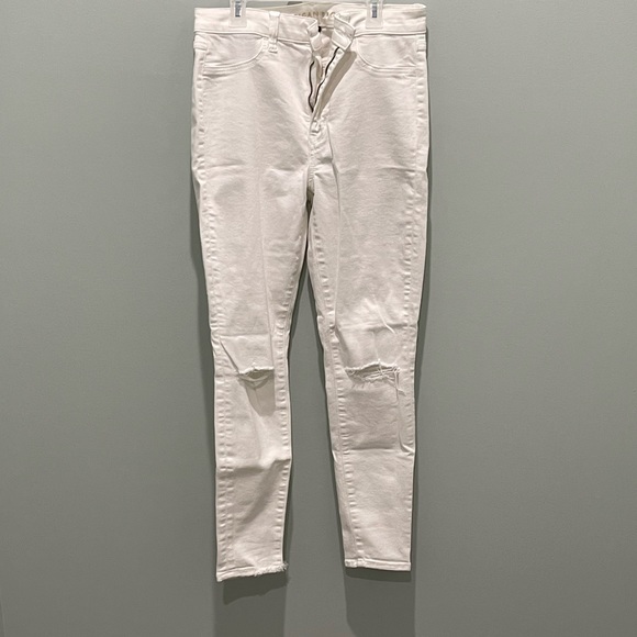 white womens american eagle ripped jeans size 10 - Picture 4 of 8